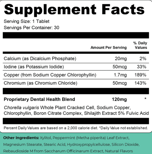 Denticore Ingredients